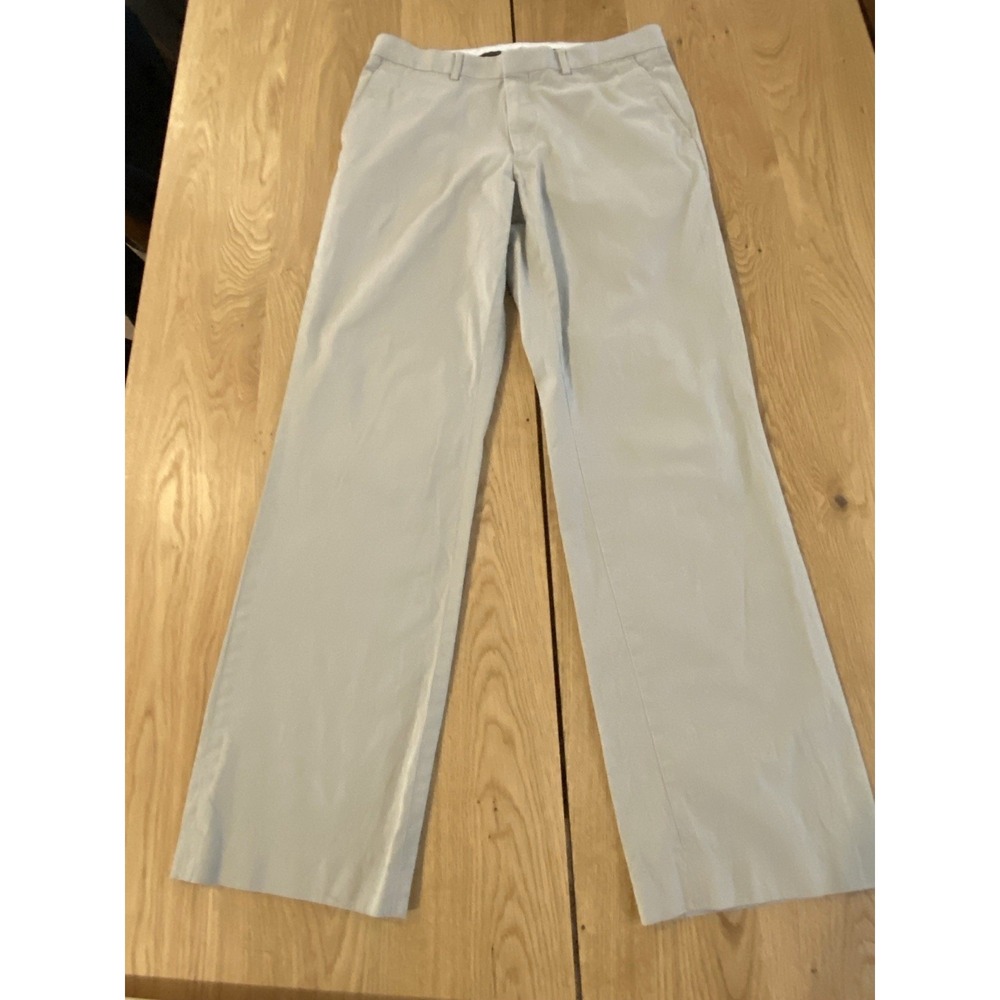 Express Chino‎ Pants Mens 32x32 Beige Cotton Stretch Relaxed Producer Fit*